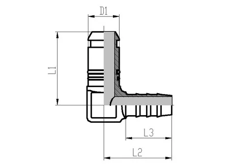 L-Schlauchverbinder